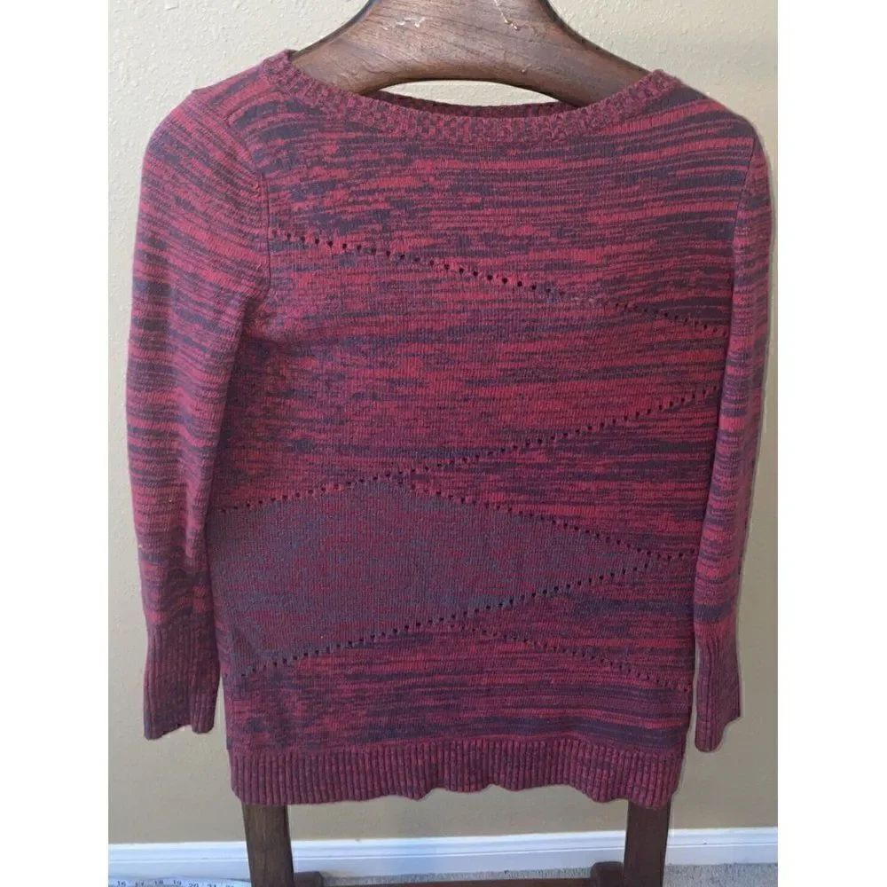 Armani Exchange Women’s XL Red Boatneck tunic sweater EUC